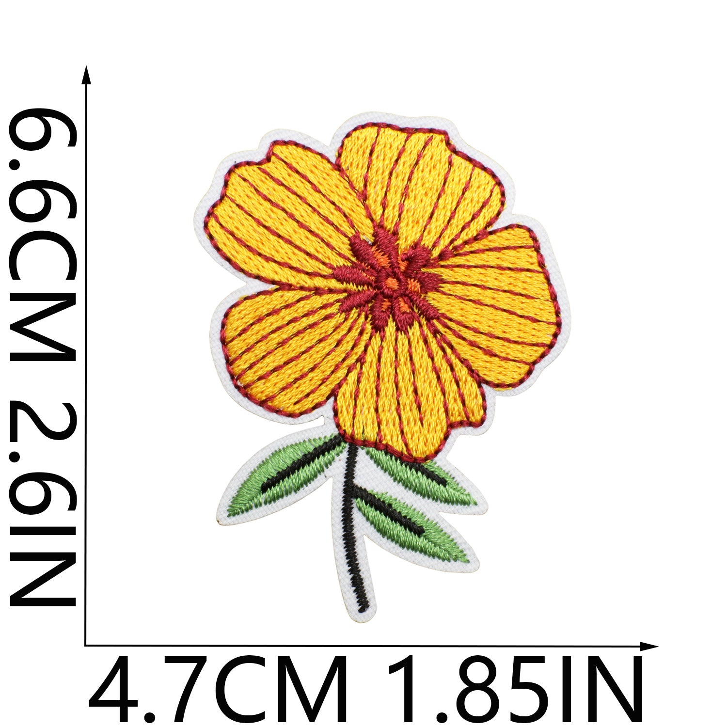Wholesale Cute Flower, Grass and Bee Embroidery Patch FS